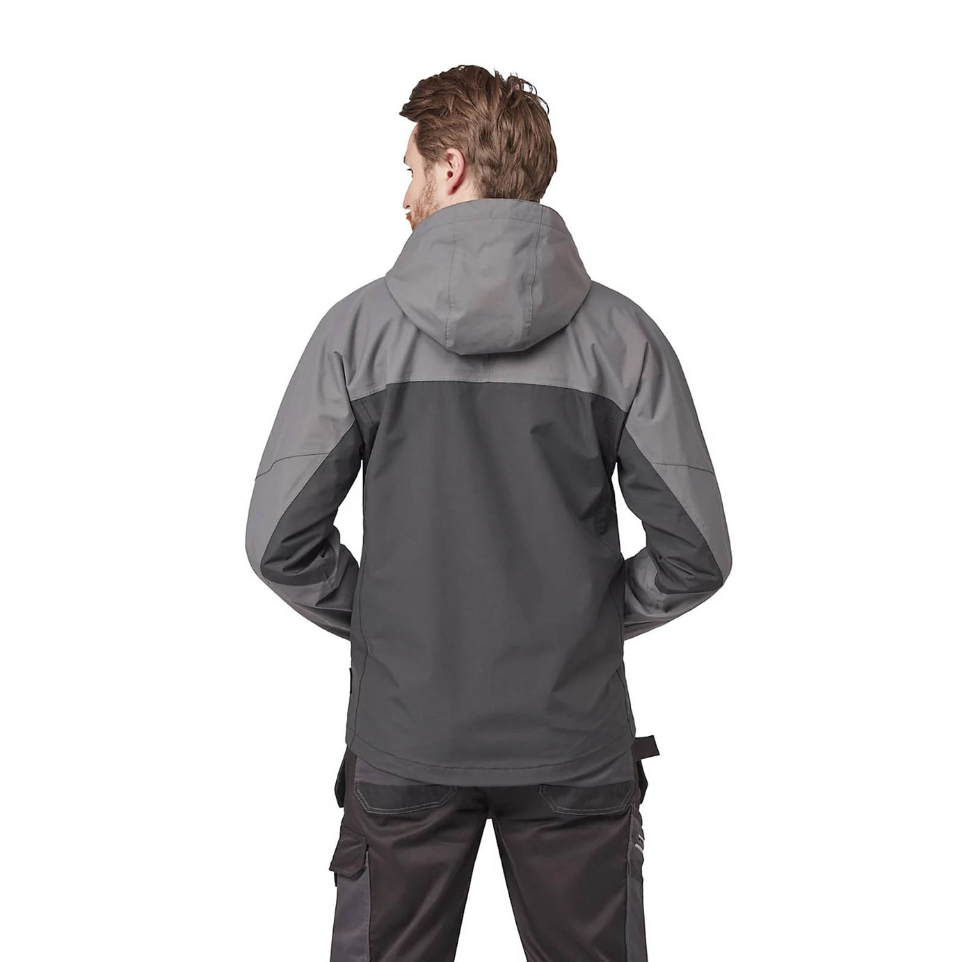 Site Messner Work Jacket Black Grey Large Heavy Duty Workwear - Image 7