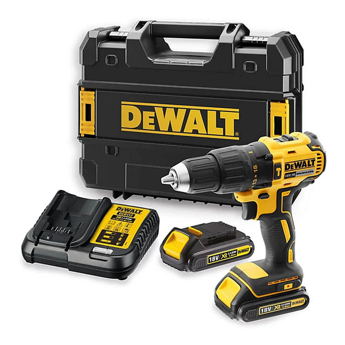 DeWalt Combi Drill Cordless DCD778S2T-BQGB 18V 1.5Ah XR Li-ion Brushless Keyless - Image 1