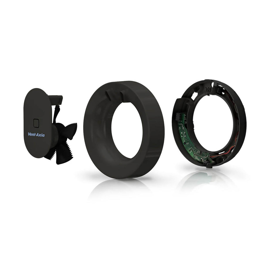 Vent-Axia Bathroom Extractor Fan 496711 Smart Black Round App Control (Dia)99mm - Image 8
