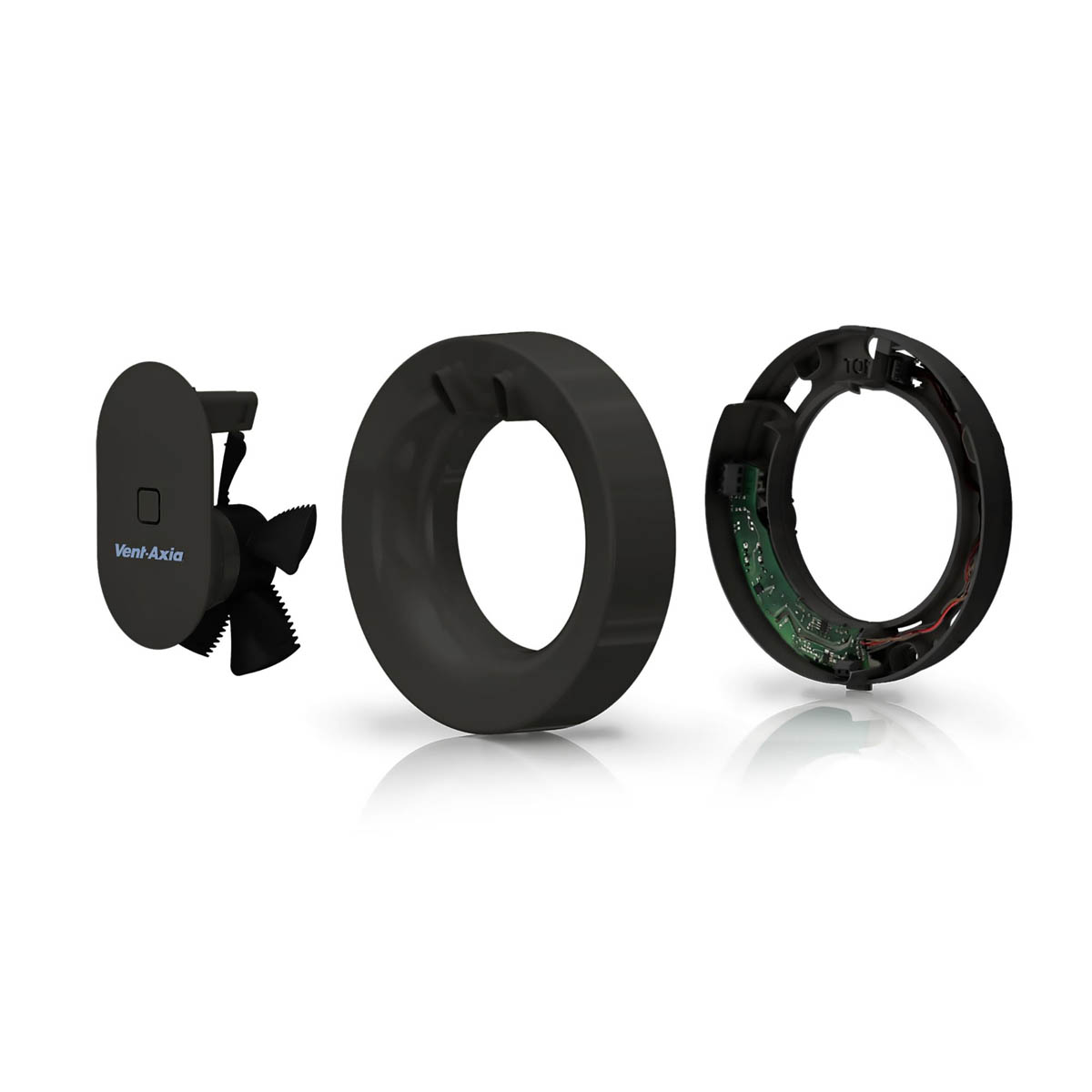 Vent-Axia Bathroom Extractor Fan 496711 Smart Black Round App Control (Dia)99mm - Image 8