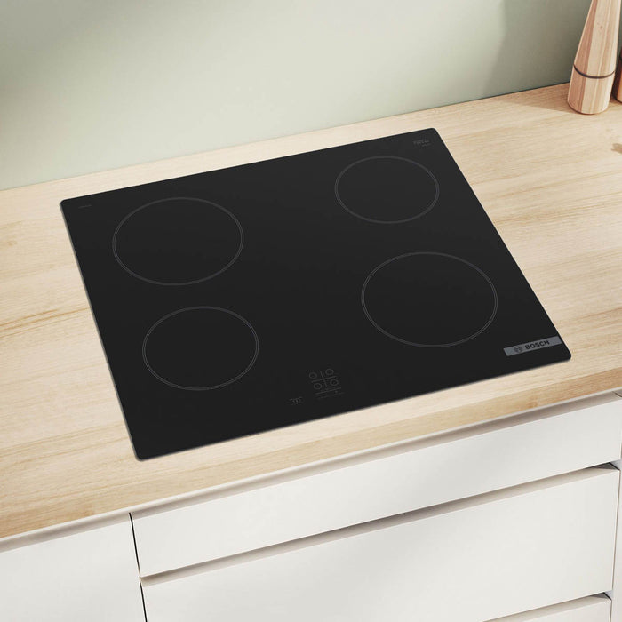 Bosch Built In Hob Ceramic Electric PKE61RAA8B Integrated 4 Zone Touch 59.2cm - Image 1