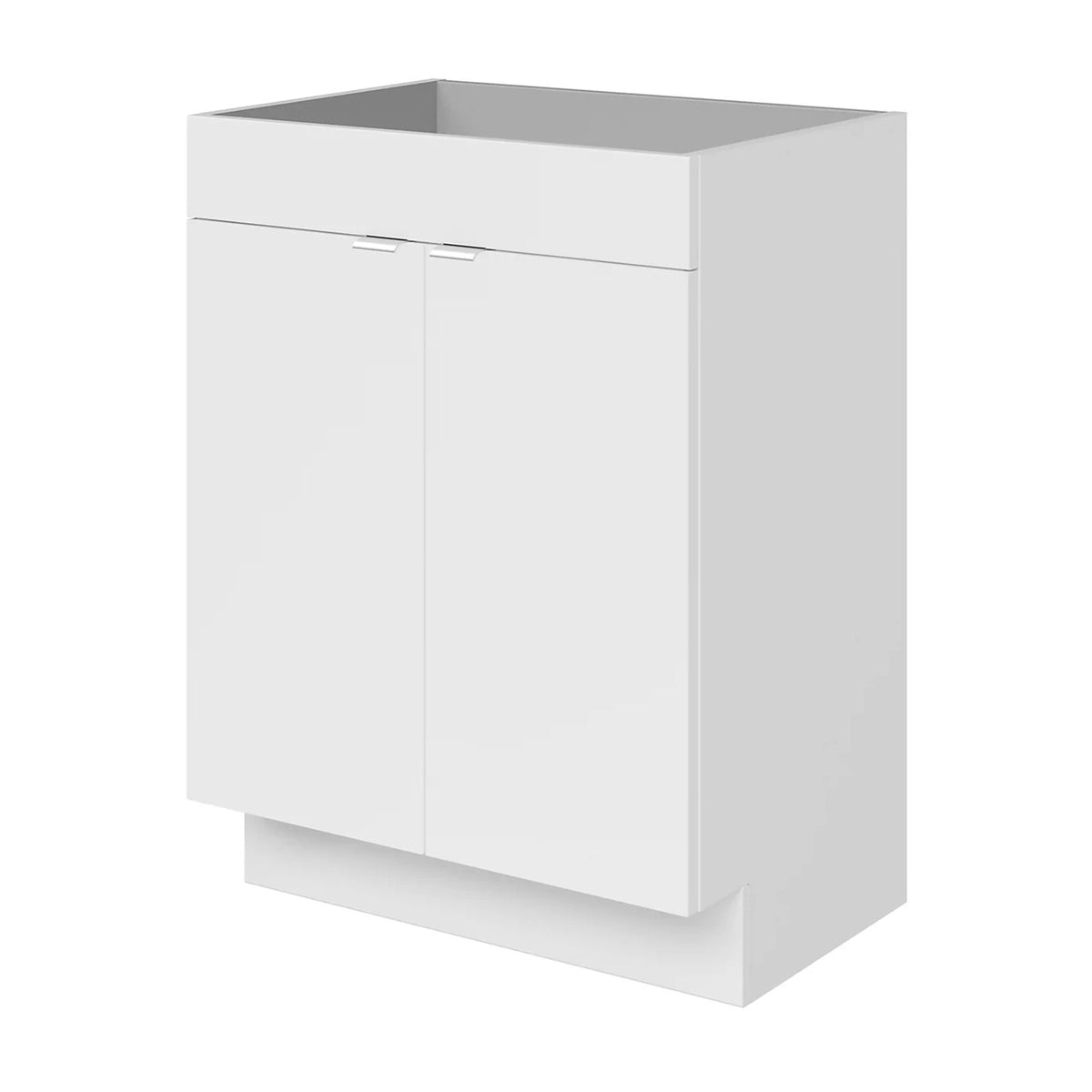 GoodHome Imandra Double Bathroom Mirror Cabinet Gloss White 820 x 600mm - Image 1