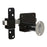 GateMate Barrel Gate Bolt Black Stainless Steel Euro Double Locking Long Throw - Image 3