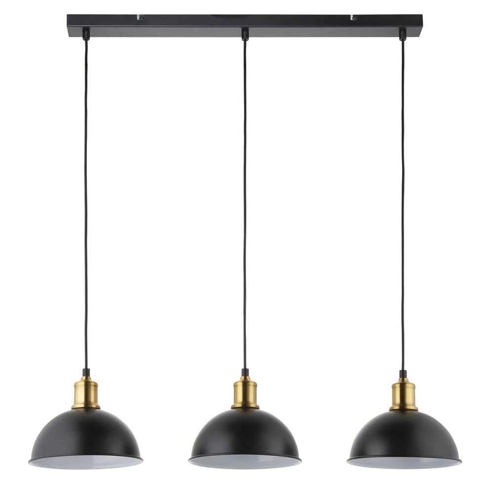 Pendant Ceiling Light Hanging Adjustable Height Dimmable Matt Black Modern 6W - Image 3
