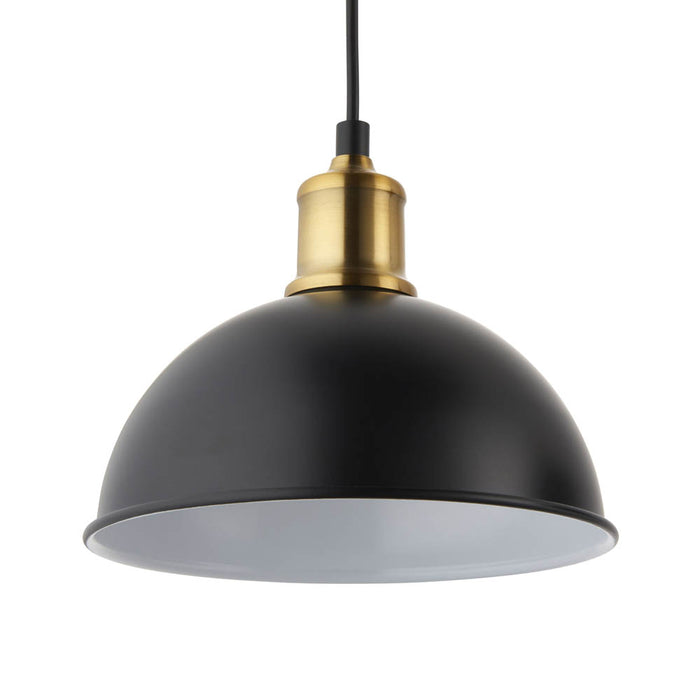 Pendant Ceiling Light 3 Lamp Adjustable Height Dimmable Matt Black Steel 6W - Image 4