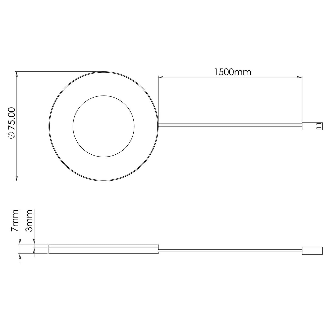 Under Cabinet Light LED Stainless Steel Effect Variable White Pack of 3 - Image 2