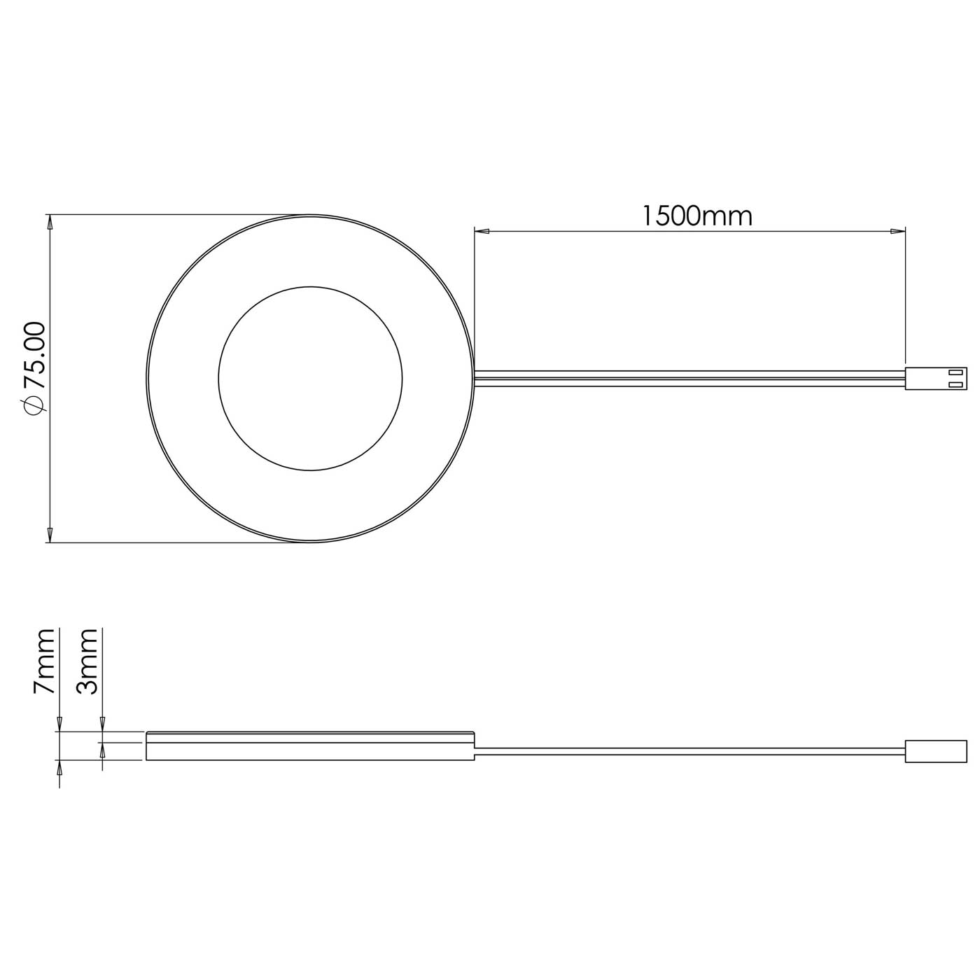 Under Cabinet Light LED Stainless Steel Effect Variable White Pack of 3 - Image 2