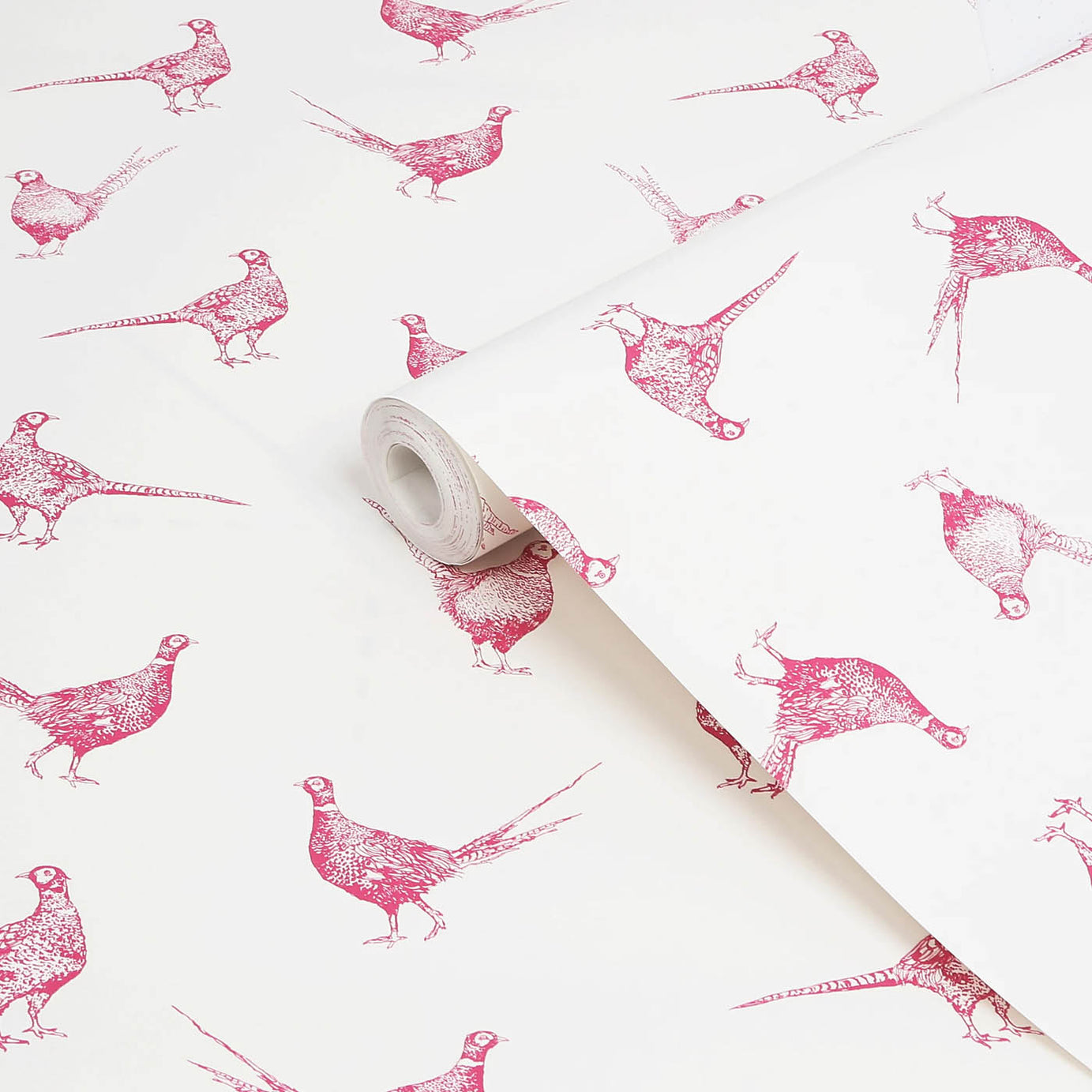 Joules Wallpaper Smooth Pink Pheasant Country Lifestyle Bedroom Living Room - Image 5