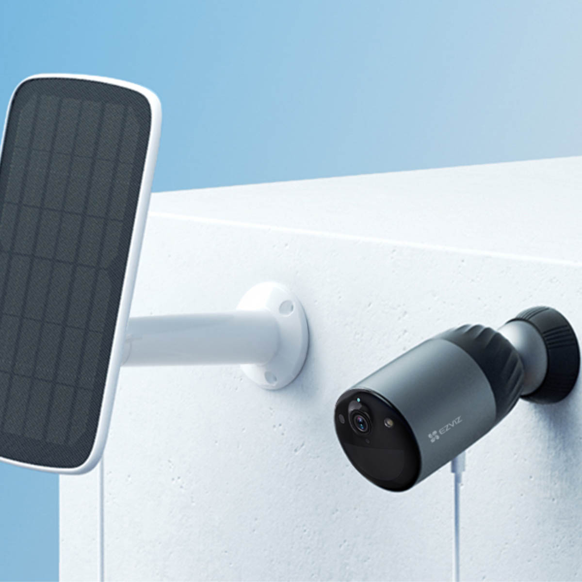 Ezviz Outdoor Camera Smart BC1C 1080p Wi-Fi Night Vision Grey Battery Powered - Image 4