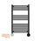 Towel Rail Radiator Electric Smart Black Flat Warmer Wall Mount(W)500 x (H)850mm - Image 4