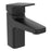 Basin Mono Mixer Tap Matt Black Square Deck-Mounted Single Lever Modern Bathroom - Image 1