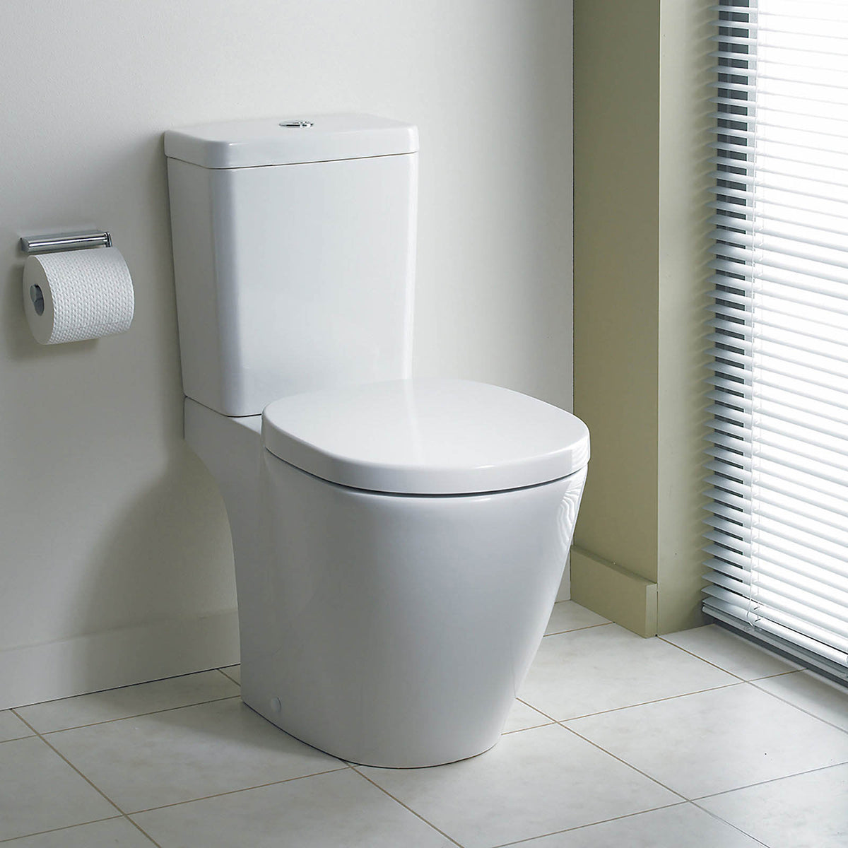 Toilet Seat White Square Soft Close Duroplast Bathroom WC Quick Release Modern - Image 2