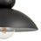 Pendant Ceiling Light LED Steel Matt Black Dome Shade Modern (Dia)380mm - Image 3