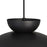 Pendant Ceiling Light LED Steel Matt Black Dome Shade Modern (Dia)380mm - Image 4