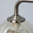 Table Lamp Brushed Satin Nickel Effect Metal Champagne Glass Industrial 6W - Image 4