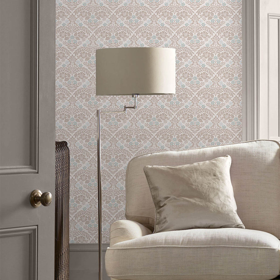 Laura Ashley Wallpaper Grey Flower Smooth Strippable Washable Classical 5.2m² - Image 3