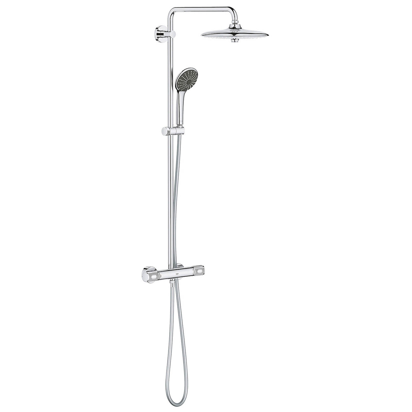 Grohe Vitalio Joy 260 Thermostatic Mixer Shower 2 Head Chrome - Image 1