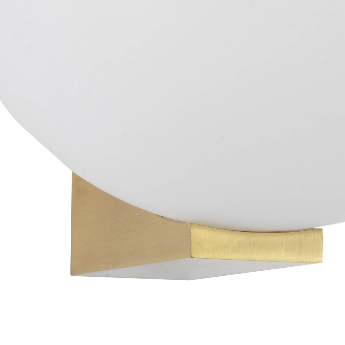 LED Wall Light Frosted Glass Metal Globe Bathroom Satin Brass Elegant G9 28W - Image 5