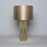 Table Lamp Champagne Round Glass Fabric E27 Bedside Living Room Bedroom 42W - Image 2