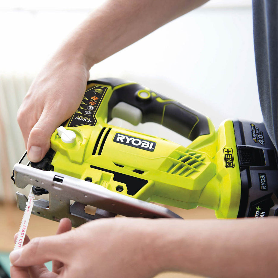 Ryobi Combi Drill Jigsaw Set Cordless 18V 2x2Ah Li-ion RCK182K-220S Compact - Image 4