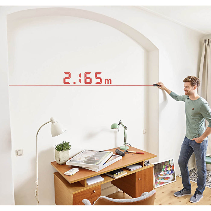 Bosch Laser Distance Measurer Tool Area Volume Compact Digital Display 25m - Image 2