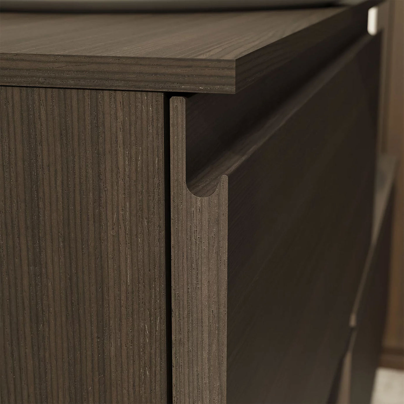 GoodHome Kentia Bathroom Vanity Worktop Plywood 803 x 452mm Basin Top - Image 5