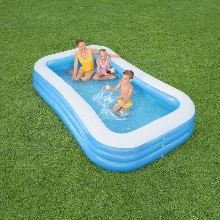 Bestway Inflatable Paddling Pool Blue 10ft Garden Summer Family Fun Swimming - Image 6