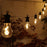 LED Outdoor String Lights Festoon 20 Spiral Bulbs Mains-Powered Warm White - Image 4