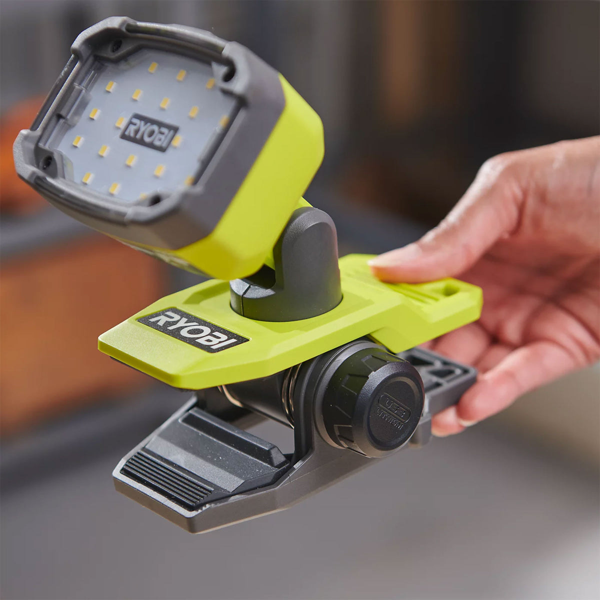 Ryobi USB Lithium 4V LED Work Light 1000lm Rechargeable Inspection Lamp - Image 4