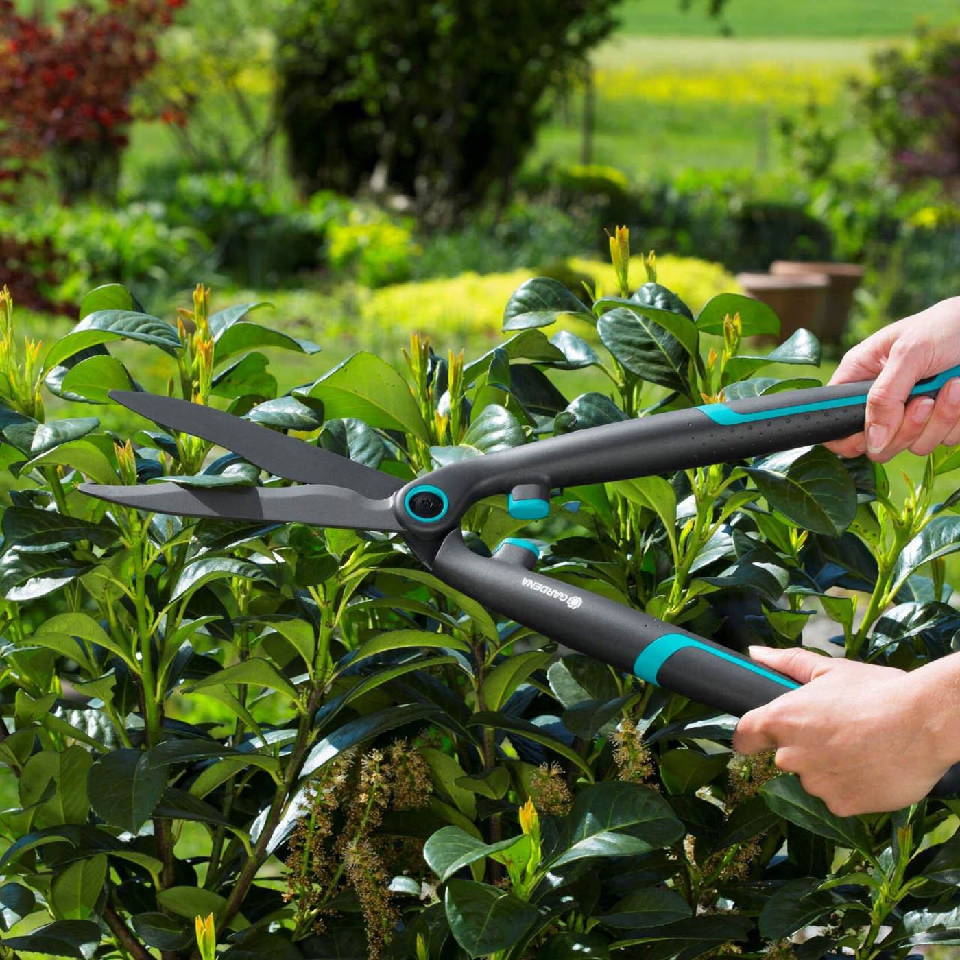 Gardena Shears Hedge Clippers EasyCut Steel Blade Comfort Ergonomic (D)20mm - Image 2
