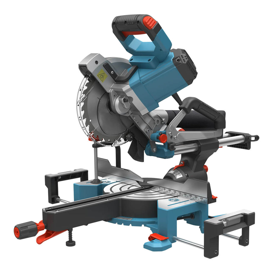 Erbauer Mitre Saw Sliding 216mm ERB1073MSW Double Bevel Radial Compact 1400W - Image 1