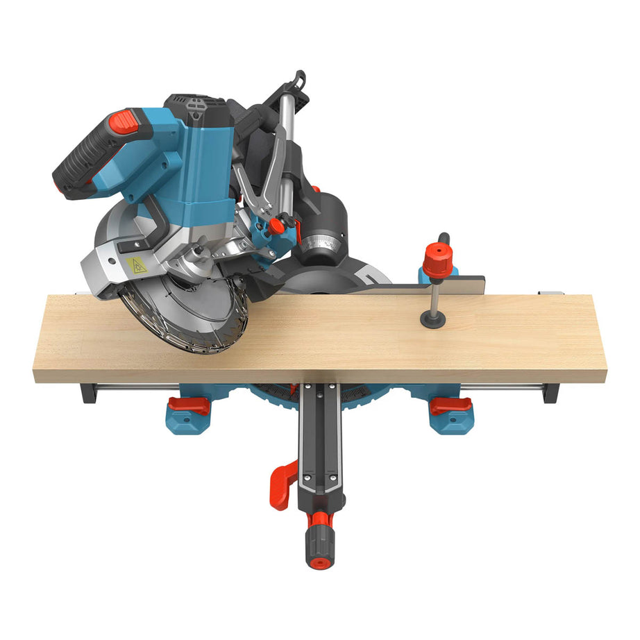 Erbauer Mitre Saw Sliding 216mm ERB1073MSW Double Bevel Radial Compact 1400W - Image 10