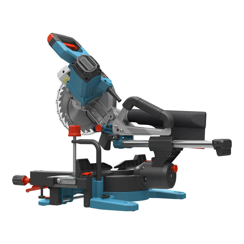 Erbauer Mitre Saw Sliding 216mm ERB1073MSW Double Bevel Radial Compact 1400W - Image 3