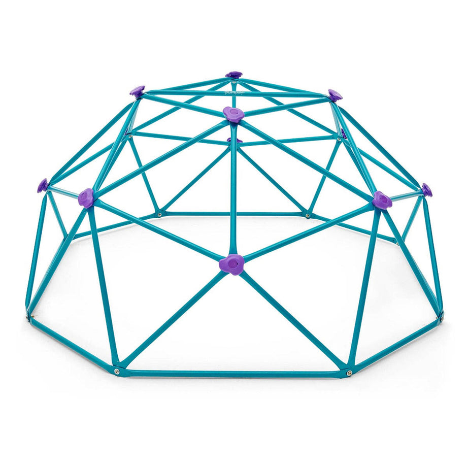 Kids Climbing Dome Metal Geo Frame Outdoor Weather Resistant 3+ (H)90(D)190cm - Image 1