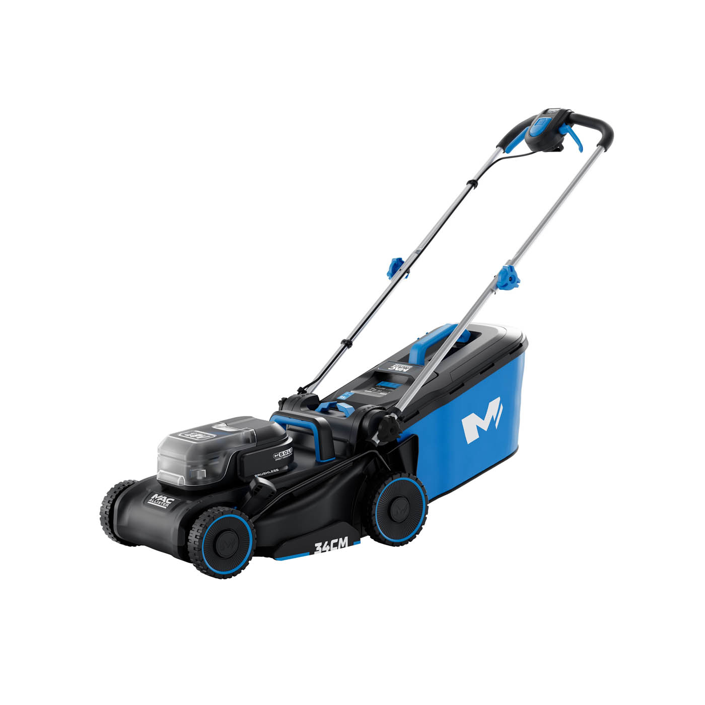 Mac Allister Lawnmower Cordless 18V 5Ah 	Li-ion MCI1189LWM 34cm Grass Cutter - Image 1