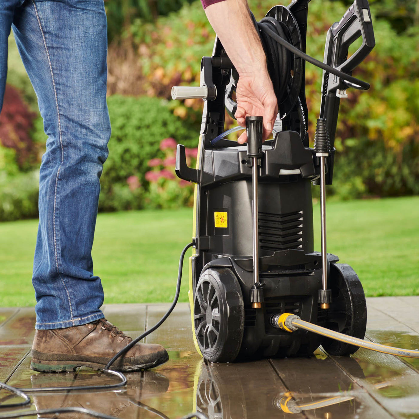 Ryobi Pressure Washer Electric 2kW RY170PWA Jet Cleaner Car Home Garden Portable - Image 2