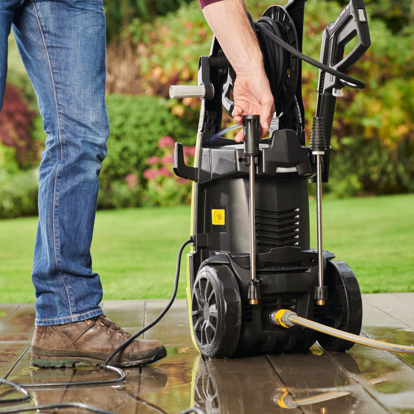 Ryobi Pressure Washer Electric 2kW RY170PWA Jet Cleaner Car Home Garden Portable - Image 2