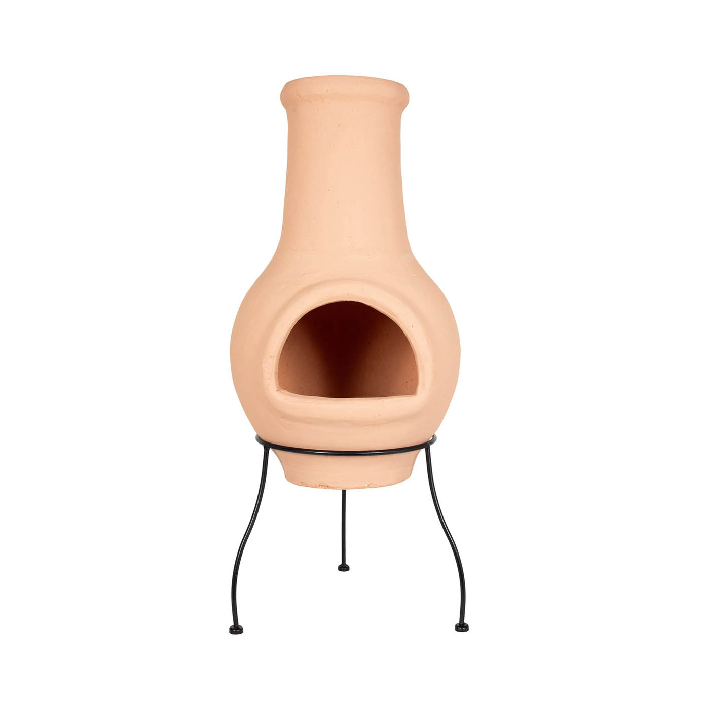 La Hacienda Clay Chiminea Molela (H)83.5cm (W)35cm - Image 3