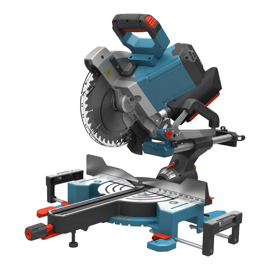 Erbauer Mitre Saw Sliding 254mm MMIS210-A Double Bevel Radial Compact 1800W - Image 1