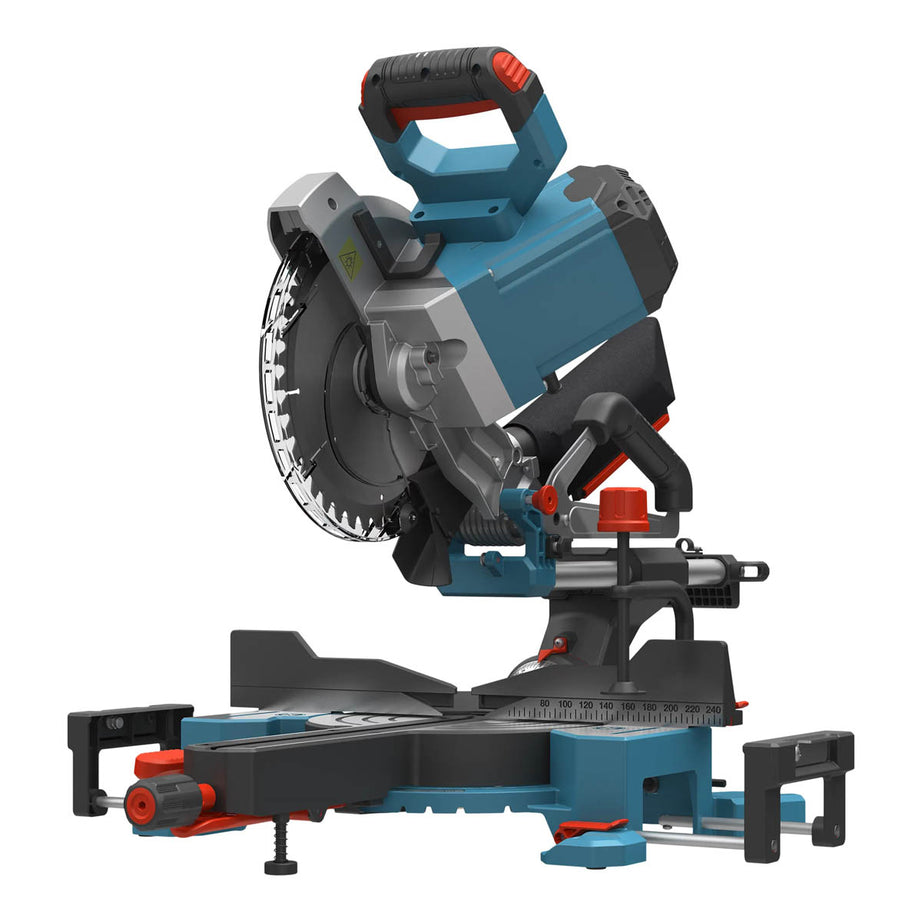 Erbauer Mitre Saw Sliding 254mm MMIS210-A Double Bevel Radial Compact 1800W - Image 7