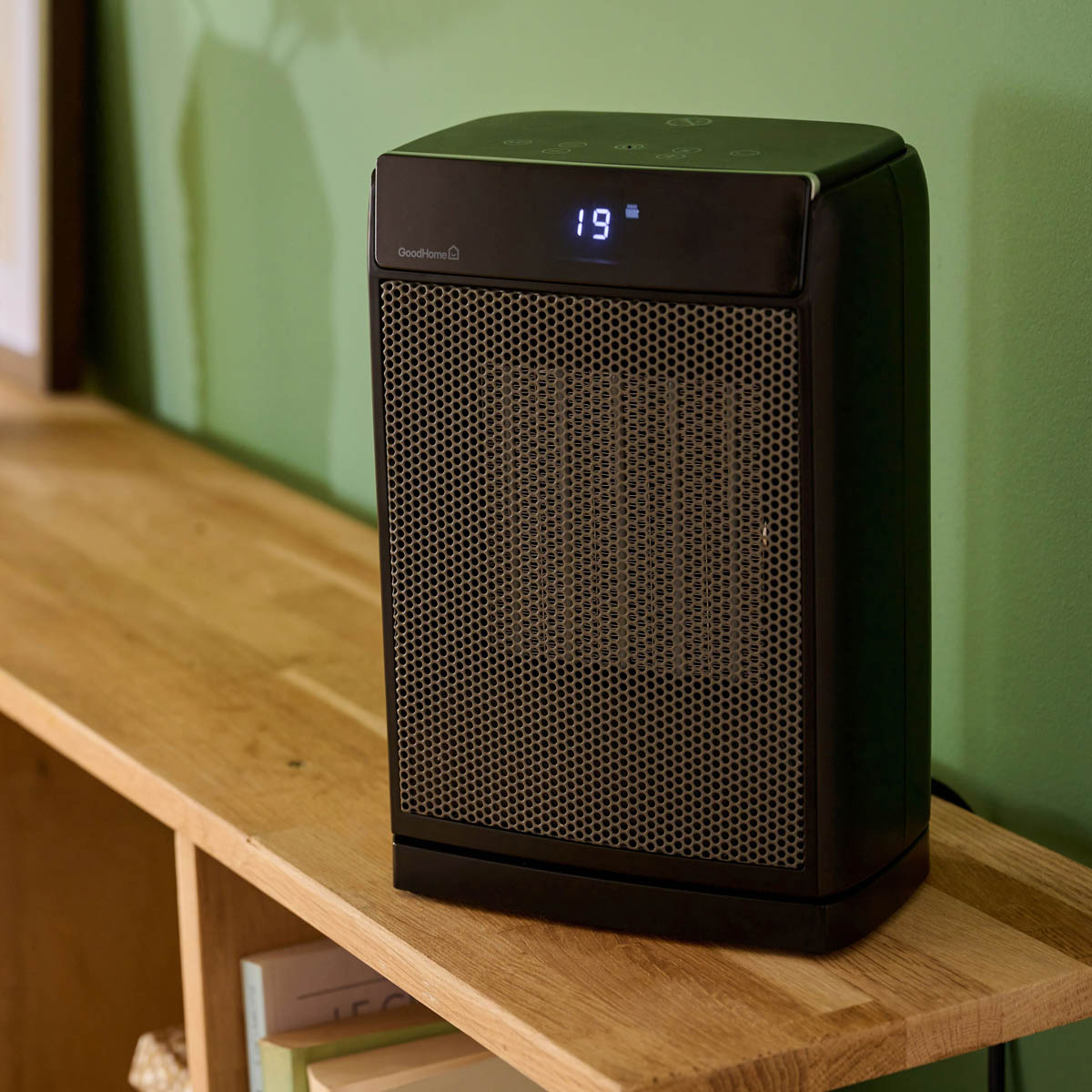 GoodHome 2.5W Black Fan heater - Image 6