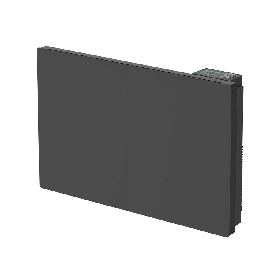 Panel Heater Radiator Electric 1500W Dark Grey Portable Thermostat Modern - Image 1