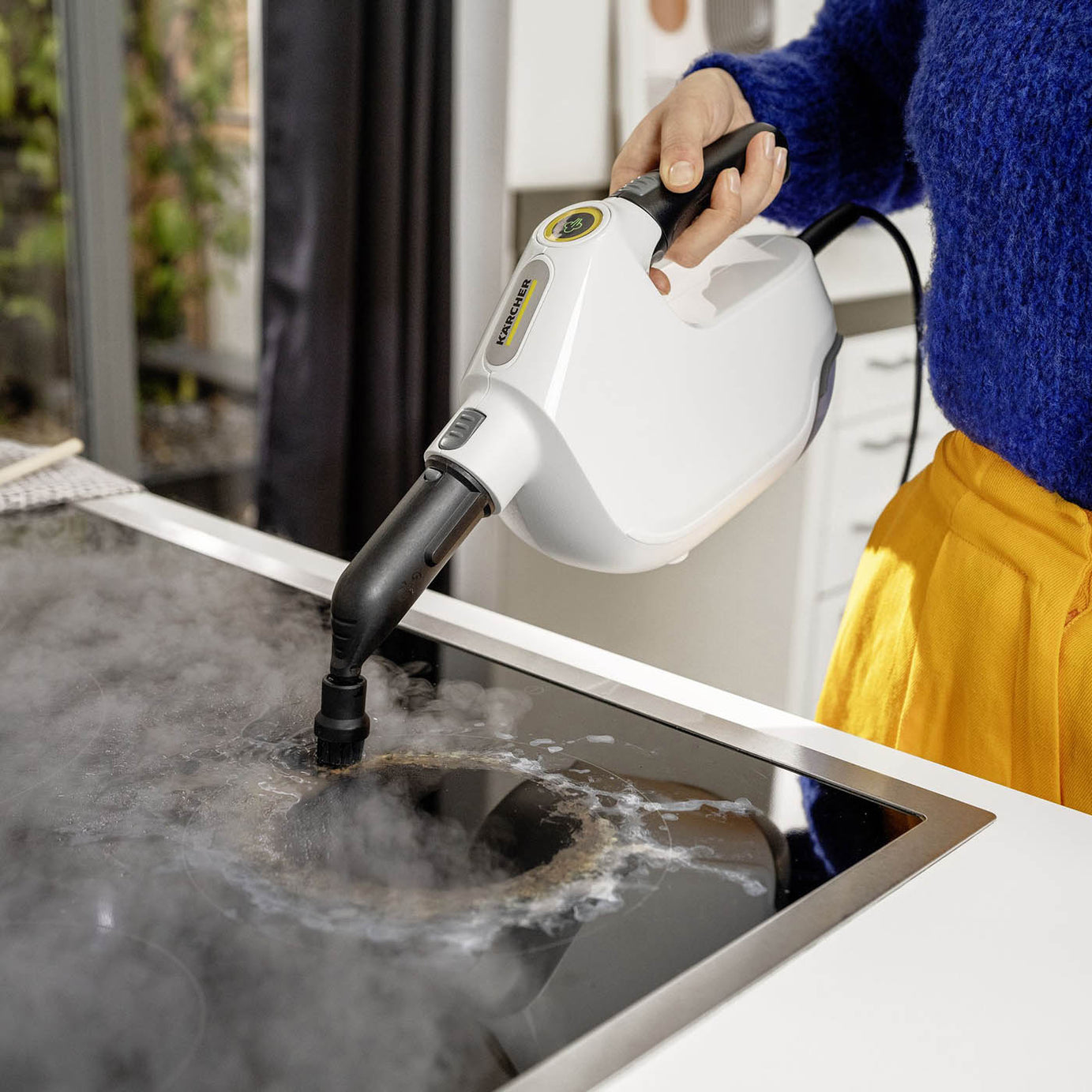 Karcher SC1 Steam Mop Cleaner Multi & Up Extra 4 In 1 Corded Compact Handheld - Image 6