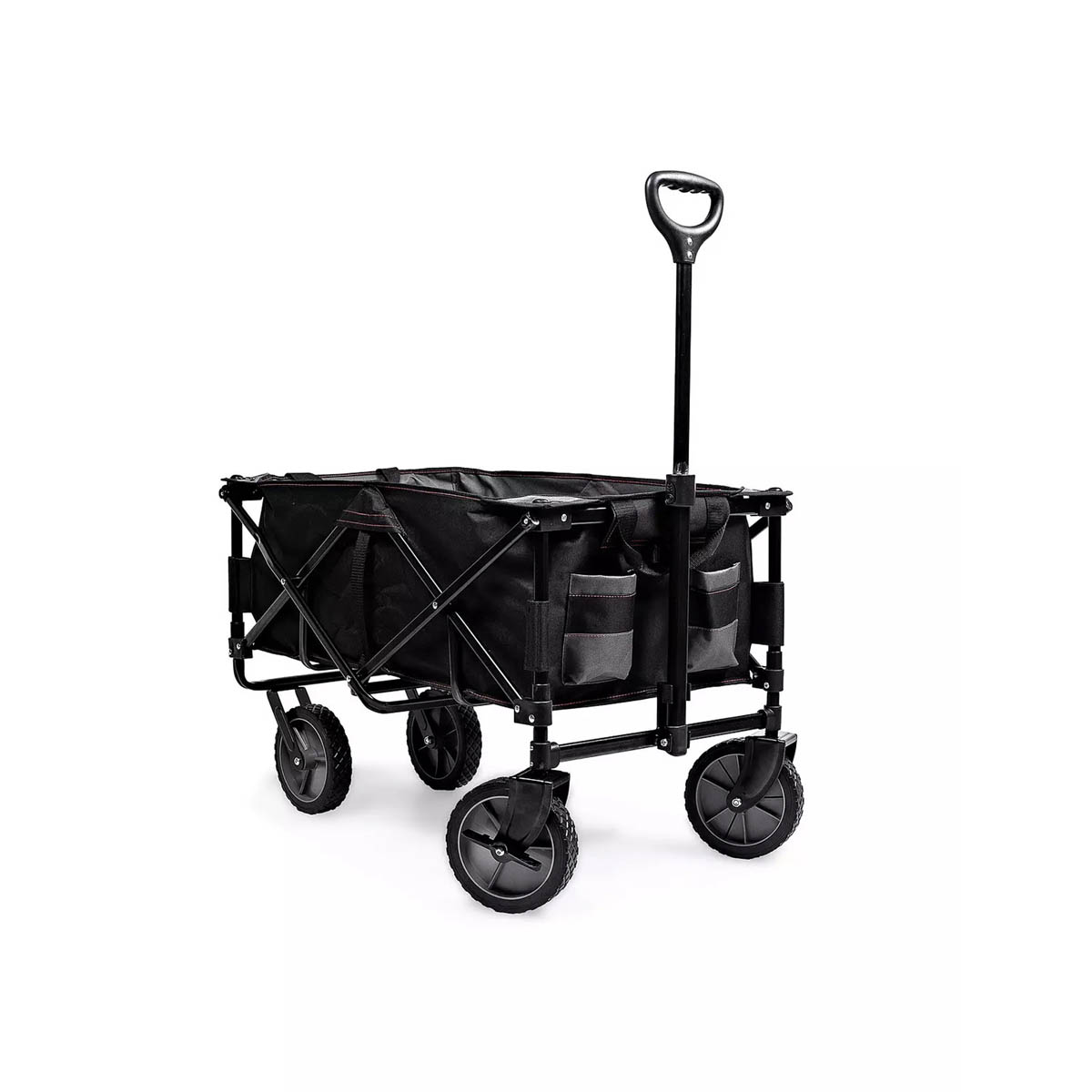 Black+Decker Collapsible Wagon Garden Cart Trolley Wheelbarrow Folding 80kg - Image 5