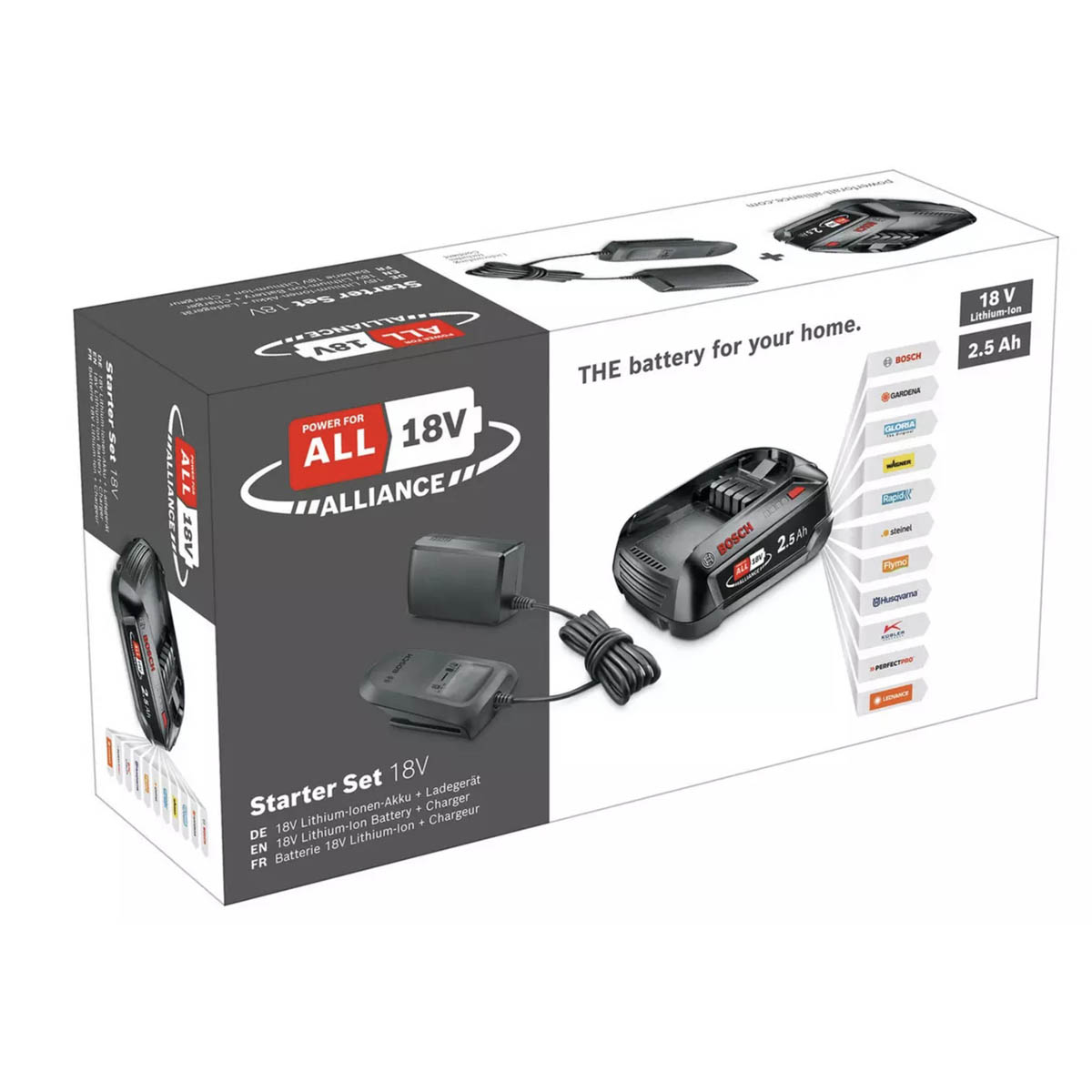 Bosch Battery And Charger Set AL 18V-20 18V 2.5 Ah Lithium-Ion Power For ALL - Image 3