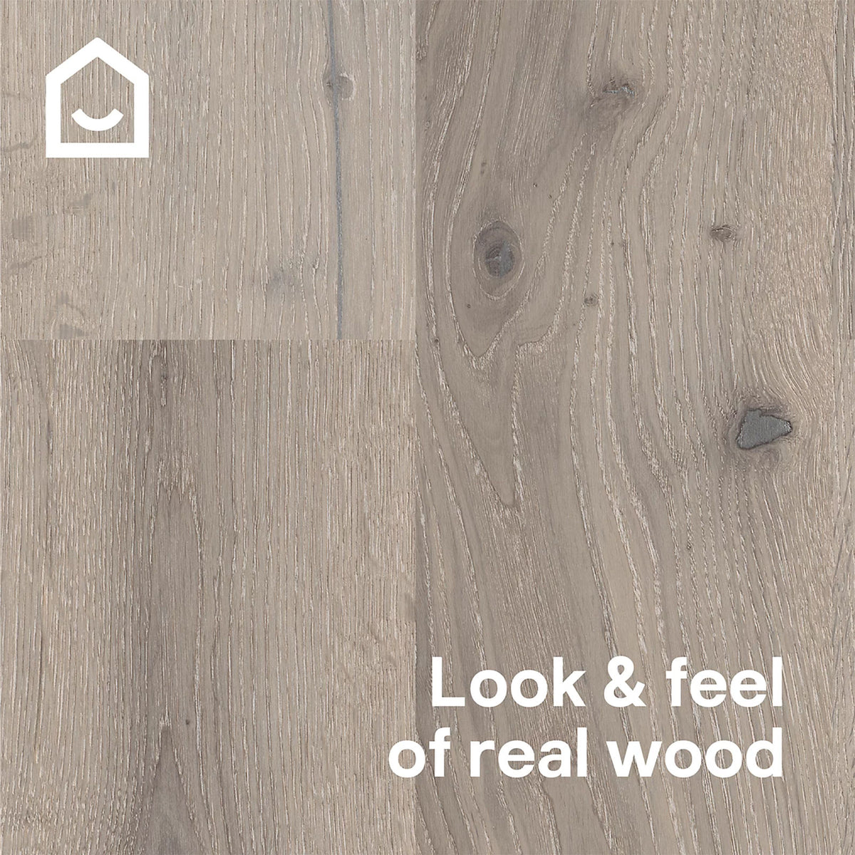 GoodHome Composite Click Flooring Grey Oak 1.98m² Water Resistant - Image 4