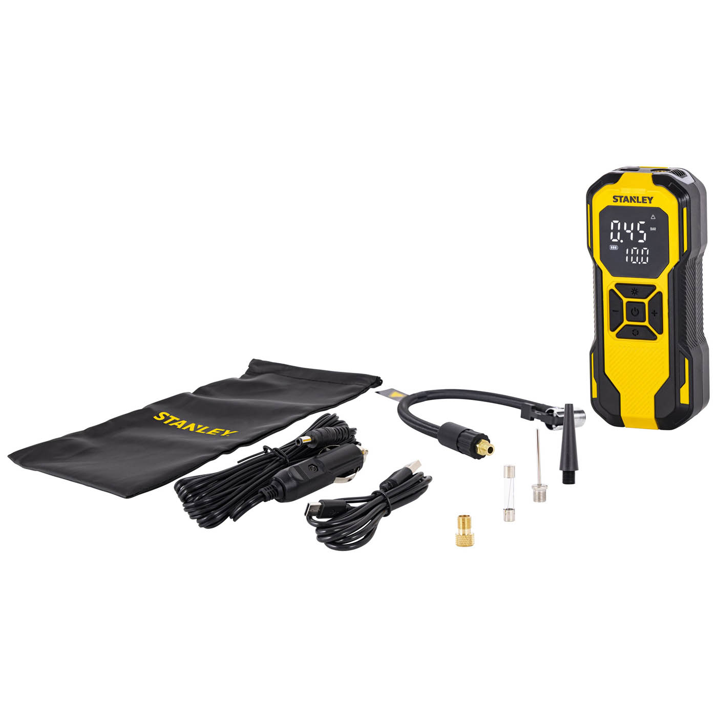 Stanley Tyre Inflator Cordless Digital Ergonomic Portable Pump Car Bike 11.1V - Image 9