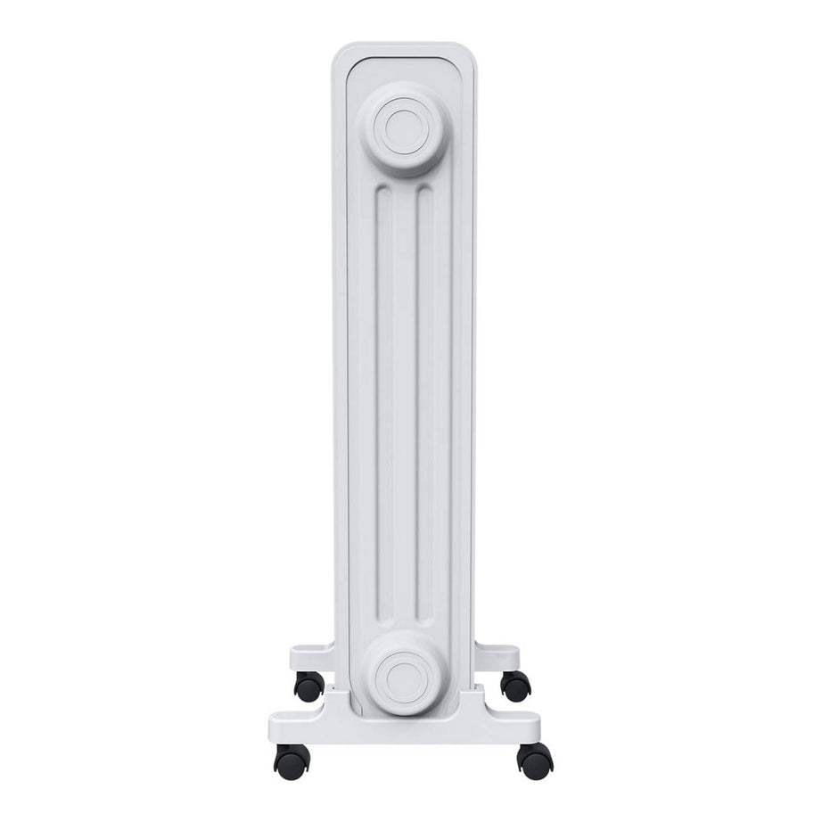 Oil Filled Radiator Electric White Portable 3 Heat Settings 7 fins 1500W - Image 8