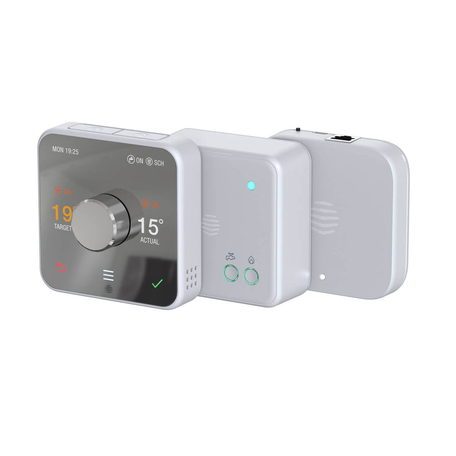 Hive Thermostat Smart V4 Nano 3 852112 Touchscreen Display White Silver Effect - Image 1