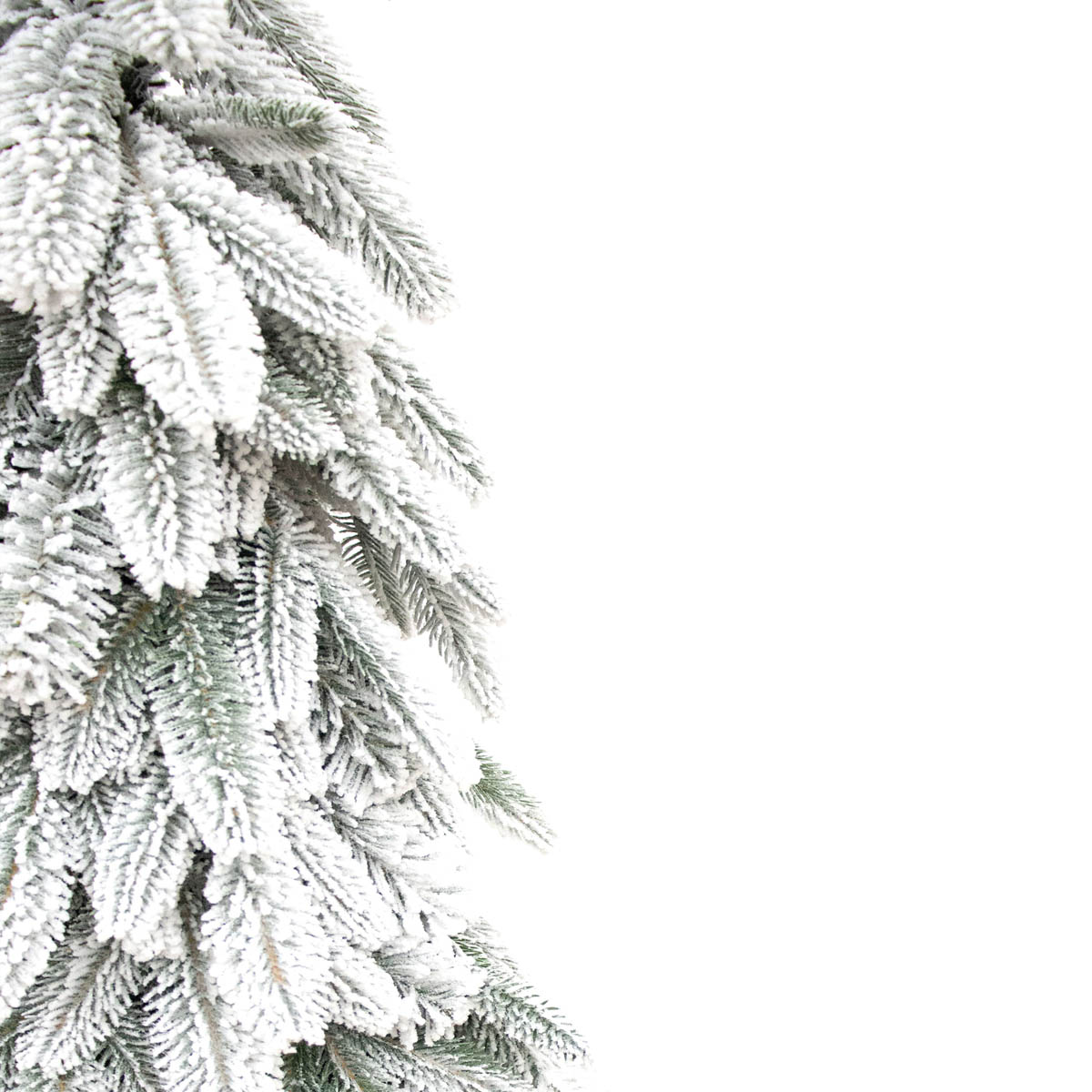 Christmas Tree 5ft Green Artificial Frosted Effect Slim Wrapped Indoor Home - Image 4